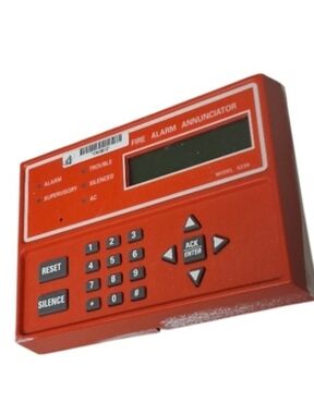 Silent knight sk-5235 fire alarm annunciator control panel tested